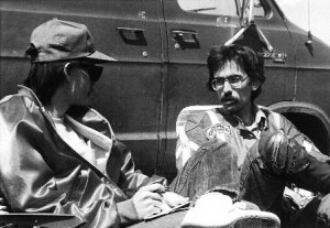 Watson-Key-sm Ed Key (right) being interviewed by Brook Watson of Privateer Magazine circa 1986. (Photo by Larry Lawrence)