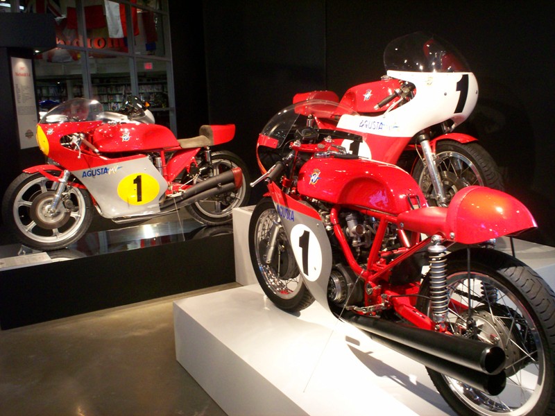 Barber Motorsports Park Museum's MV Agusta display. (Larry Lawrence photo)