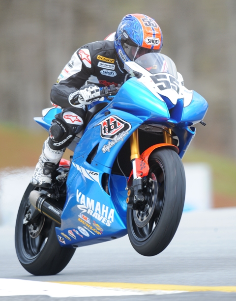 Fillmore Chris Fillmore isquickly learning the ropes in road racing. (Larry Lawrence photo)