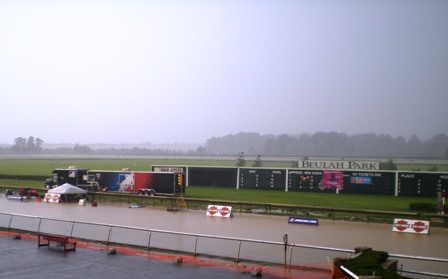 Rain is Enemy No. 1 to AMA Grand National racing. (Larry Lawrence photo)