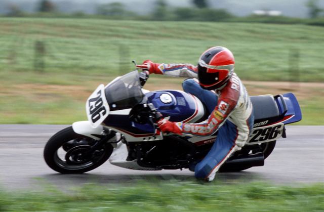 Polen Interceptor-sm Doug Polen racing a Honda 500 Interceptor in 1986. (Larry Lawrence photo)