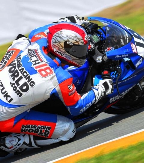 Ulrich, Chris-sm Chris Ulrich racing at Daytona in 2008. I learned this unusual photo angle from journeyman photographer Rich Chenet. (Larry Lawrence photo)