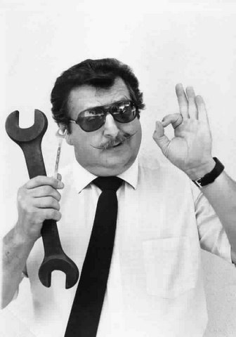 Super Hunky finds the right tool for the job.