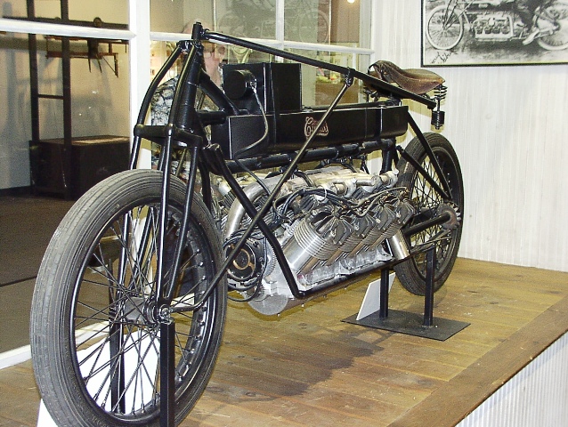 Curtiss V8 The 1907 Curtiss V8, the fastest motorcycle from 1907 to 1930. On display at the Curtiss Museum in Hammondsport, N.Y. (Larry Lawrence photo)