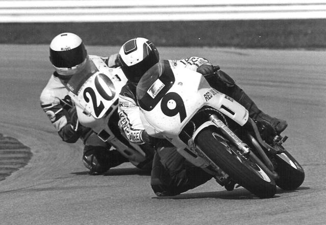 Patterson Stevie Patterson corners the Raw Racing Yamaha during a WERA Endurance at Indianapolis Raceway Park. (Larry Lawrence photo)