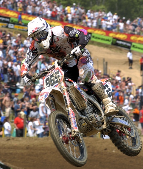 Antonio Balbi racing his Team BCT Racing Honda at Mt. Morris in May 2007. He scored 21st overall that weekend at High Point Raceway. (Larry Lawrence photo)
