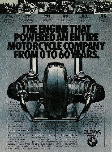 BMW Ad A mid-1980s BMW advertisement.