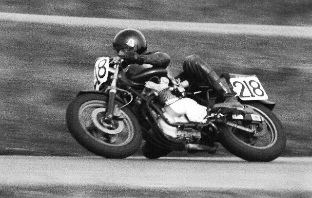 Albert Bold en route to winning a Vintage race sometime in the early 1980s. (Larry Lawrence photo)