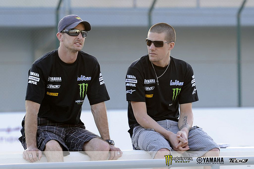 Colin Edwards and Ben Spies.
