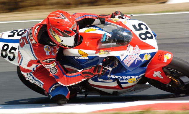 Ryan Elleby on the Pegram Racing Honda at Mid-Ohio in August of 2006. (Larry Lawrence photo)