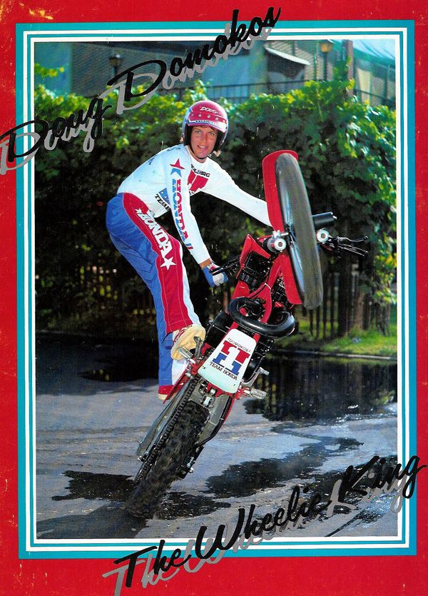 The front page of a Doug Somokos promo folder.