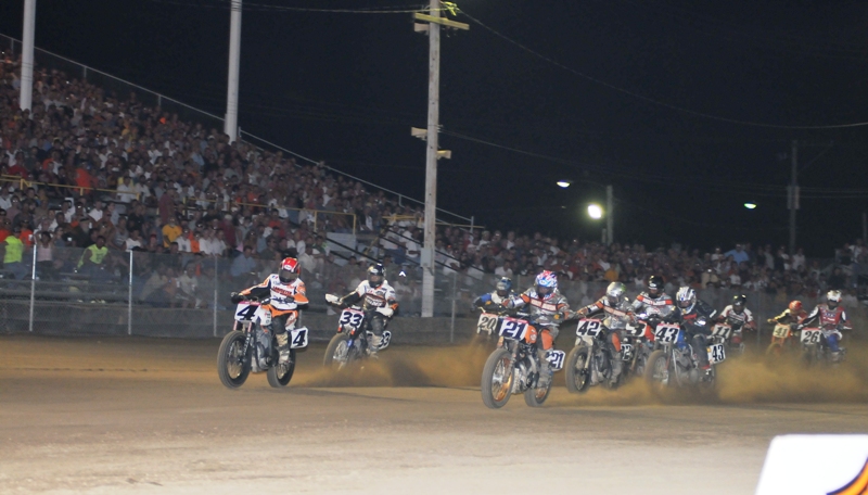 Chris Carr (4) and Jared Mees (21) get the jump on the field at Lima in 2009. (Larry Lawrence photo)