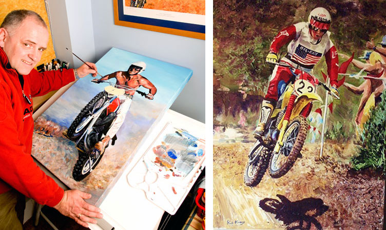 UK Artist Kinsey To Unveil Moates Paintings At USGP Film Premiere