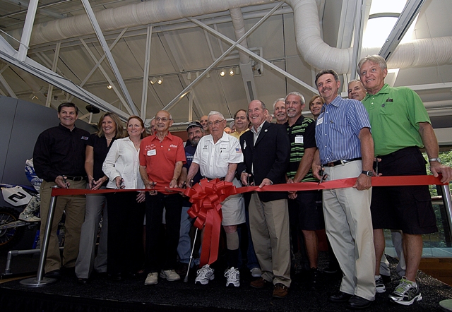 Hall of Fame Ribbon Cutting Ceremony. (James Holter photo)