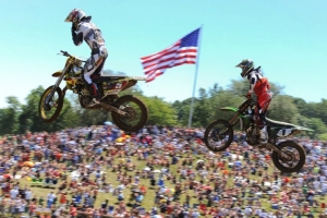 Millville pre 1 Ryan Dungey (5) and Chad Reed (1) put on a show at RedBud and will look to do the same at Spring Creek this weekend. (Courtesy Steve Cox)