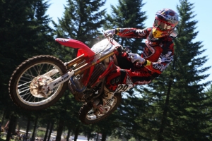Andrew Short grabbed both 450 Class holeshots and finished second overall. (Courtesy VitalMX.com)