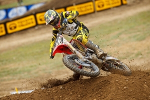 Pala 1 Trey Canard needs to overcome seven points to claim the 250 Class title. (Courtesy Simon Cudby/Racer X)