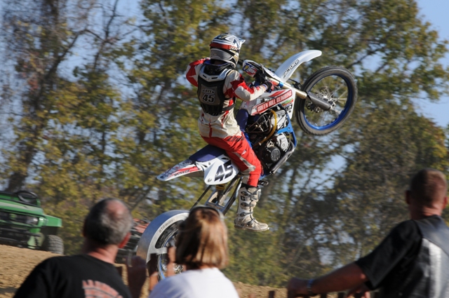 Green, Shane Shane Green pulls an impressive wheelie as he tops the Devil's Staircase in Oregonia, Ohio.