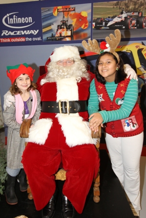 XmasParty.JJacobson-sm Santa paid a visit to Infineon Raceway.