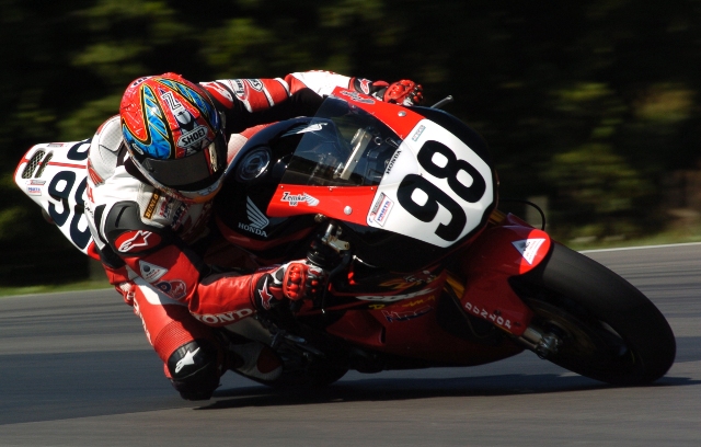 Zemke - 2006 Jake Zemke racing the factory Honda in 2006, the last year Honda won an AMA Superbike race. Honda’s current winless streak is the longest it’s endured in the history of AMA Superbike racing. (Larry Lawrence photo)