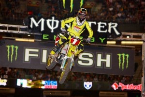 Dodger 2 With a fifth place finish last weekend in Phoenix, Rockstar Makita Suzuki’s Ryan Dungey is hoping to put it behind him and earn his first win of the 2011 season at the Dodger Stadium supercross race this Saturday. (Photo Credit: Hoppenworld.com)