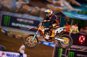 Dodger 3 With two races under his belt, Supercross Lites class rookie and Red Bull/KTM’s Ken Roczen is looking to rebound from a tough DNF last weekend in Phoenix and improve his results at this Saturday’s Dodger Stadium supercross race. (Photo Credit: Hoppenworld.com)