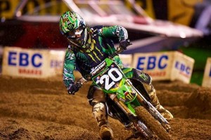 With a win this Saturday at Anaheim’s Angel Stadium, Broc Tickle has the opportunity to control the lead in the Western Regional Supercross Lites class. (Photo Credit: Hoppenworld.com)