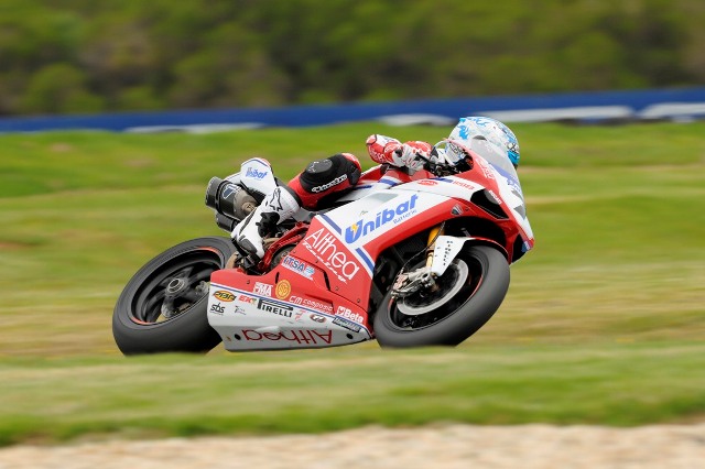 Carlos Checa (Ducati Althea Racing) was quickest overall at the end of the four SBK official test sessions held at the Phillip Island circuit.