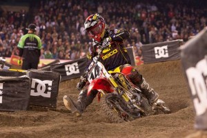 Houston-pre 2 GEICO Honda’s Kevin Windham has finished within the top-ten four out of the five races this season. Windham currently sits eighth overall in the season standings. (Photo Credit: Hoppenworld.com)