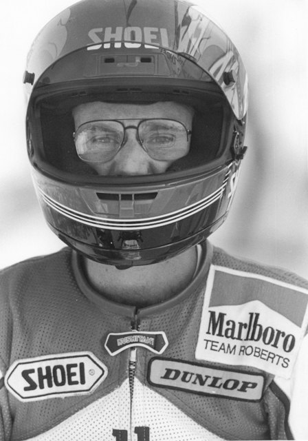 Rich Oliver circa early 1990s when he rode for Marlboro/Team Roberts. (Larry Lawrence photo)