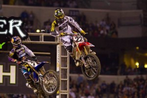 With an impressive third place finish last weekend, TwoTwo Motorsports/Bel-Ray Racing’s Chad Reed now sits in third place, three points behind San Manuel Yamaha’s James Stewart and 29 points behind leader and Monster Energy Kawasaki’s Ryan Villopoto. (Photo Credit: Hoppenworld.com)