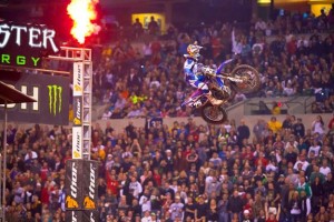 Last weekend in Indianapolis, DNA Shred Stix/Star Yamaha’s Ryan Sipes captured the first victory of his career which bumped him up to third place. Sipes now sits 12 points behind leader and GEICO Honda’s Justin Barcia. (Photo Credit: Hoppenworld.com)