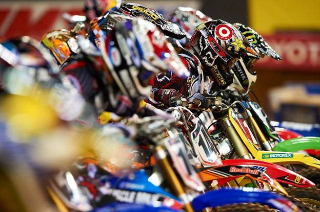 IndySXpre1 Saturday marks the 20th time the gate will drop for an AMA Supercross race in Indianapolis and the third time that Lucas Oil Stadium has hosted a race. (Photo Credit: Hoppenworld.com)