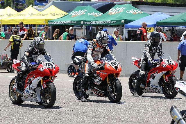 Sunday was a tough day for LTD RACING Y.E.S. Yamaha at Barber. (Riles & Nelson photo)