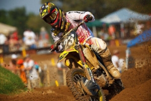 dAVALOS Davalos passed an impressive 28 riders to climb from 38th to 10th in the opening 250 Class moto at Freestone. (Courtesy Racer X)