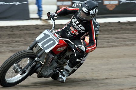 Johnny Lewis on the Springfield Mile. (Photo by Brent Pierce)