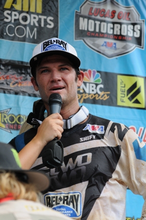 Reed 1 Chad Reed rode his Two Two Motorsports Honda to his third overall victory of the young season. (Larry Lawrence photo)