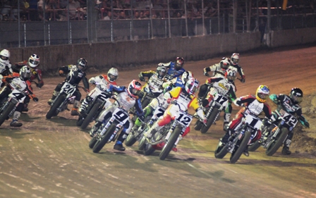 It was a very good night for Jared Mees in front of a big crowd Saturday in Lake Odessa, Michigan. Click on the photo for race coverage.