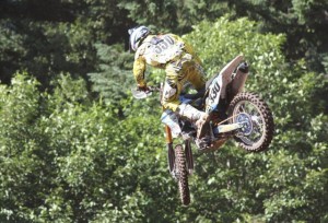 IMG_4784 A.J. Catanzaro rode to a top-20 finish for the first time in the Lucas Oil AMA Motocross Series, taking a sound 19th place finish at Washougal.