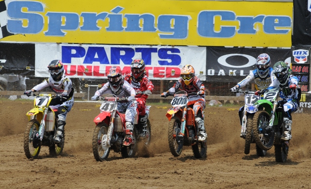 Millville 450 M1 start Ryan Dungey (No. 1) won in front of his home state fans for the fourth consecutive time. (Larry Lawrence photo)