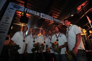 D70_1638 The U.S. World Trophy Team at ending ceremonies. (Courtesy AMA)
