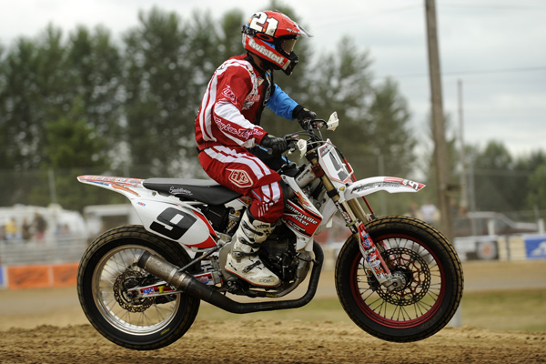 AMA Pro Racing Grand National TT Jared Mees took a solid second in the return to Castle Rock.