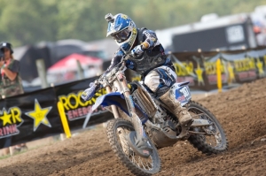 Swanepoel Unadilla Despite some damage to his bike, Swanepoel fought from the back of the pack in Moto 2. (Courtesy Andrew Fredrickson)