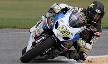 Rockstar Makita Suzuki's Tommy Hayden was on track Wednesday for a two-day Dunlop tire test in advance of the 2012 racing season. (Courtesy DIS)