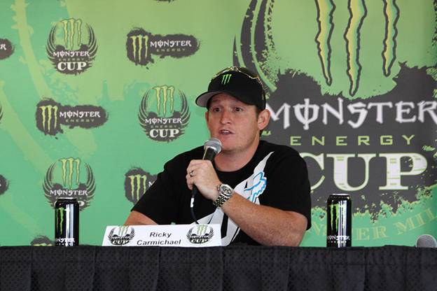 Monster Cup 1 Supercross legend Ricky Carmichael discusses the unique hybrid track design and race format. (Feld Motorsports)