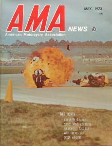 Brelsford crash One of the most famous Battle of the Twins race bikes was the rebuilt Mark Brelsford factory road racer, which last ran when Brelsford suffered this infamous crash at Daytona.