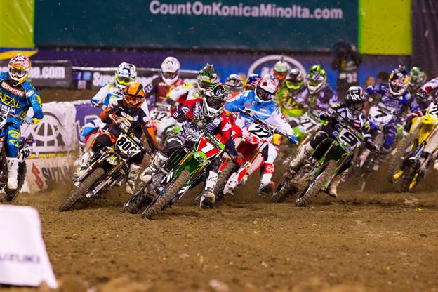 A21 This Saturday marks the 57th time the gate will drop for a Supercross Class race in Anaheim. Photo Credit: Hoppenworld.com