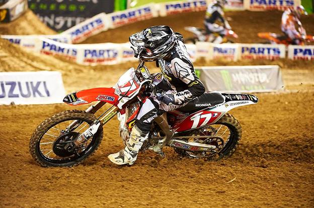 a24 Western Regional Supercross Lites Class leader Eli Tomac holds a 15-point advantage over the field heading into Anaheim’s Angel Stadium this Saturday. Photo Credit: Hoppenworld.com