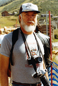Bud Turner ready to capture the action.