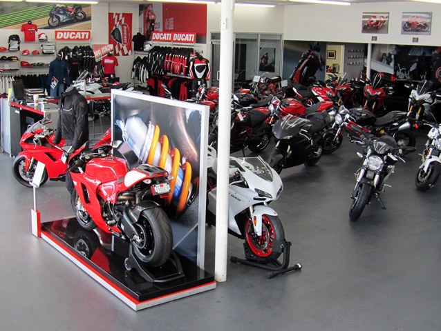 Ducati Newport Beach Showroom